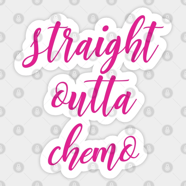 Straight Outta Chemo Sticker by Litho